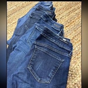 LOT of 4 Citizens of Humanity low rise skinny Racer Jeans Size 25 26